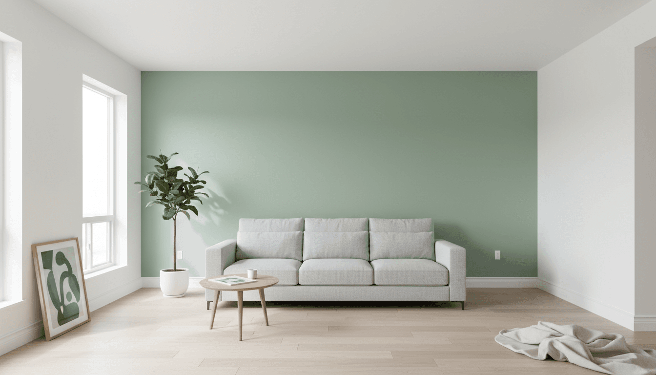 Completed interior painting project showing professional quality